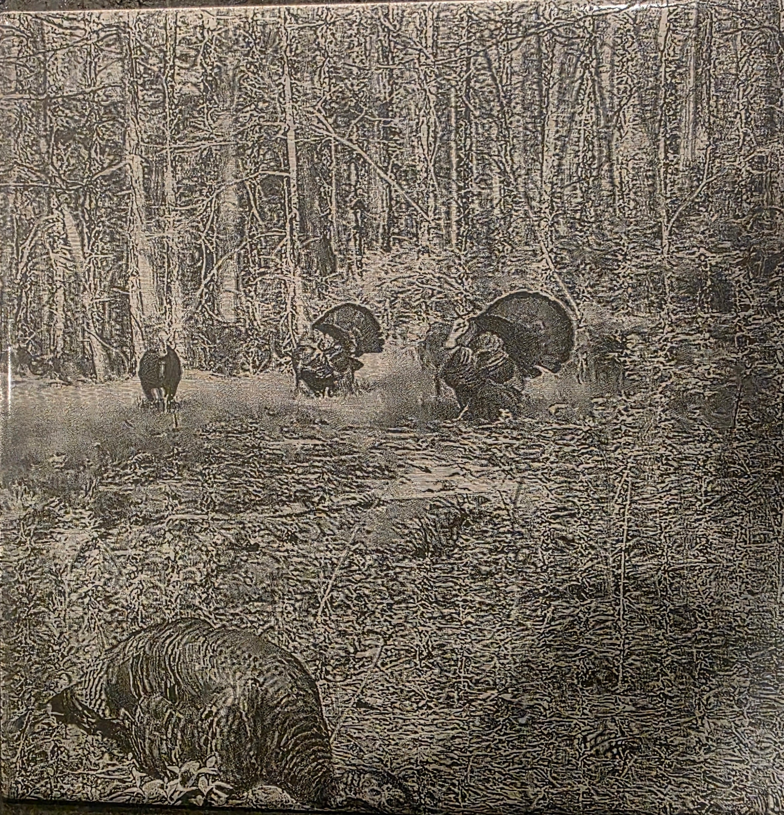 Custom Photo-Engraved Ceramic Tile – 6" x 6"