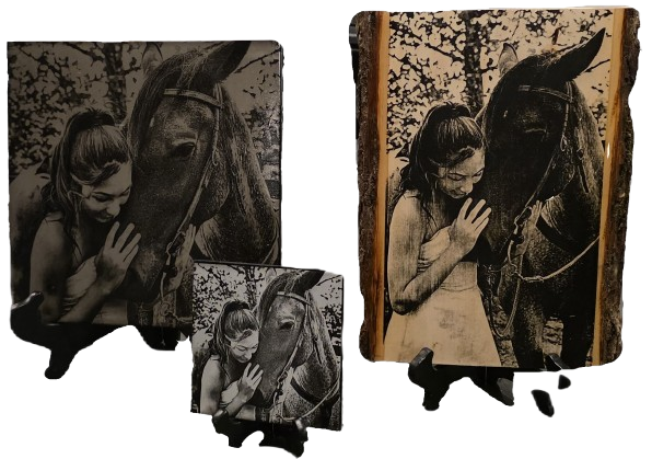 ✨ Custom Portrait Laser Engraving