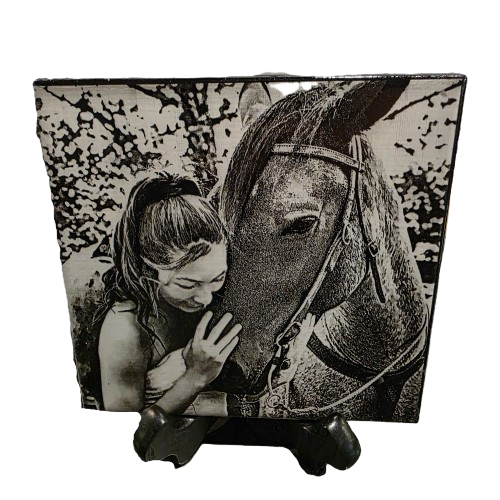 ✨ Custom Portrait Laser Engraving