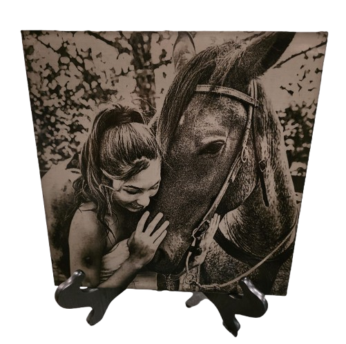 ✨ Custom Portrait Laser Engraving