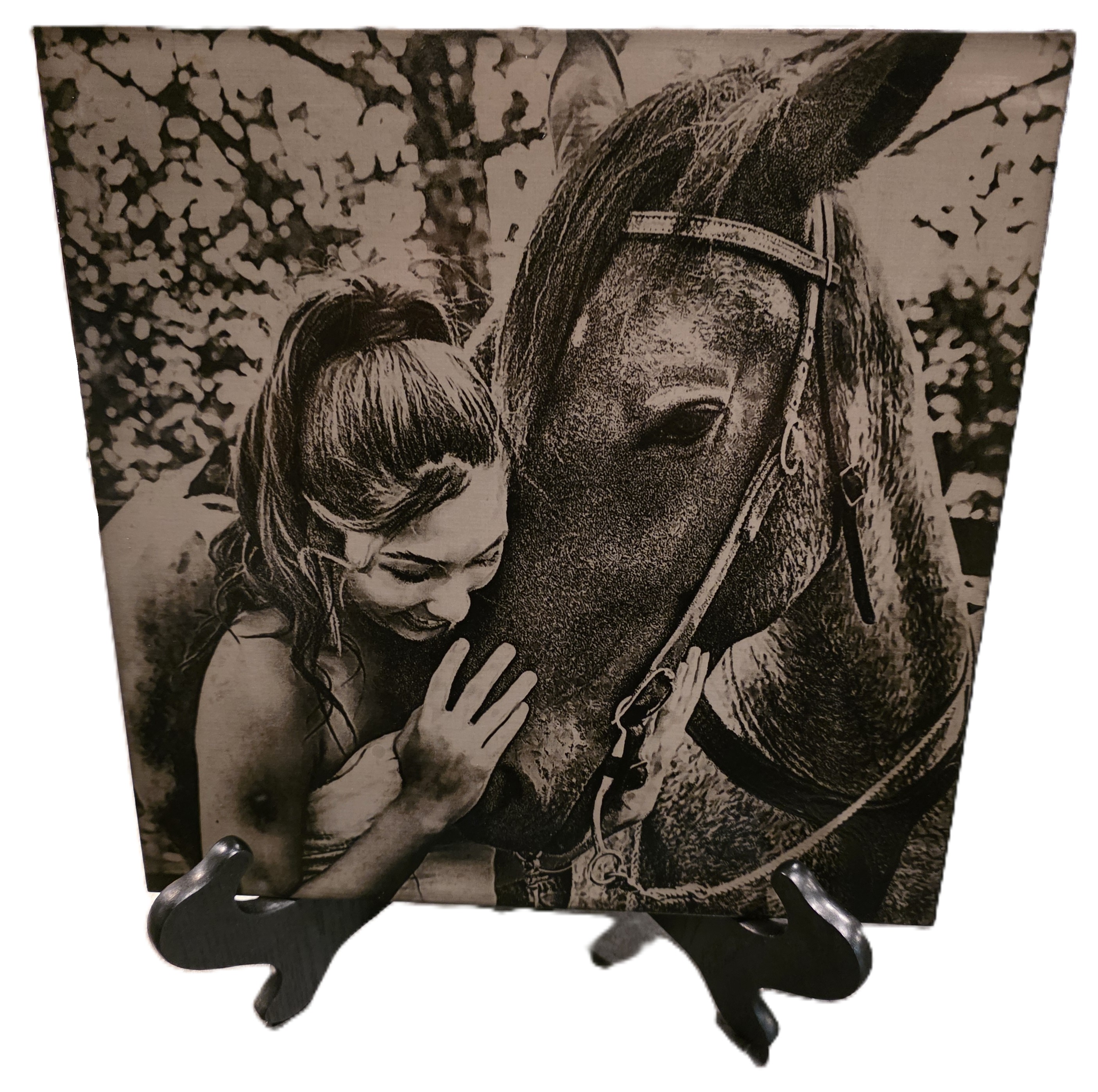 Custom Portrait Engraving